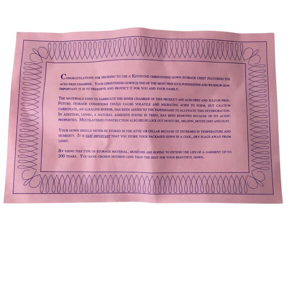 VTG Baby Christening 3-Layers Gown White Lace Satin Bonnet Underdress 3-6 M VBC - Picture 15 of 15